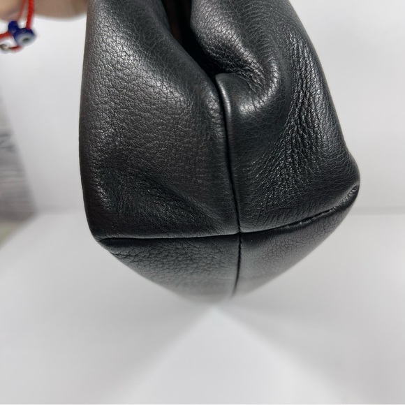 Rosie Pope Maternity Soft Black Leather Diaper Clutch - Picture 3 of 15